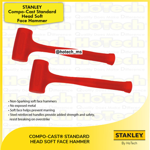 [EZM.5600357] STANLEY 57-533 42Oz Hammer Head Soft Standart | Palu Hand Tools