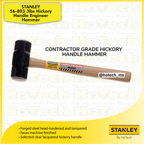 [EZM.5600362] STANLEY 56-803 Hickory Handle Enginer Hammer | Palu Tools