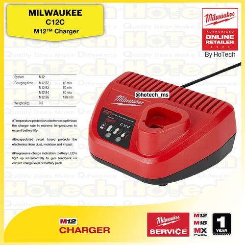 [EZM.5600434] Milwaukee | C12C Charger 12Volt | Accessories Battery Charger Cordless