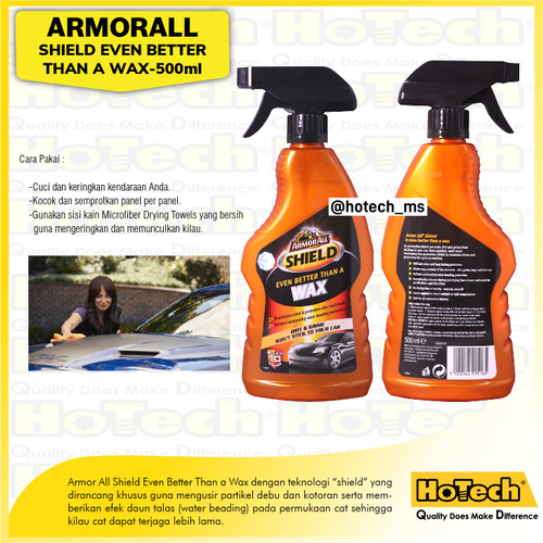 [EZM.5600448] Armor All Shield Even Better than a Wax Pengkilap Mobil Motor 500 ml
