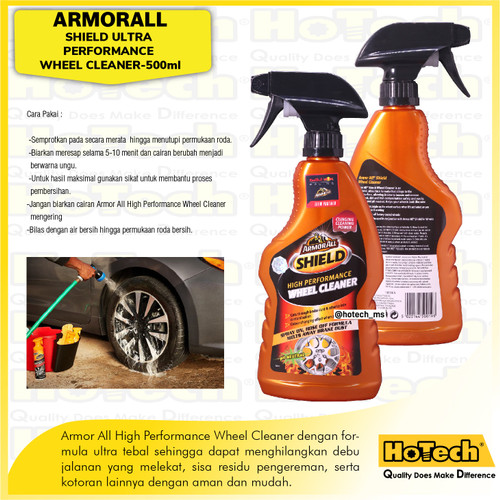 [EZM.5600449] Armor All Shield High Performance Wheel Cleaner Pembersih Roda 500 ml