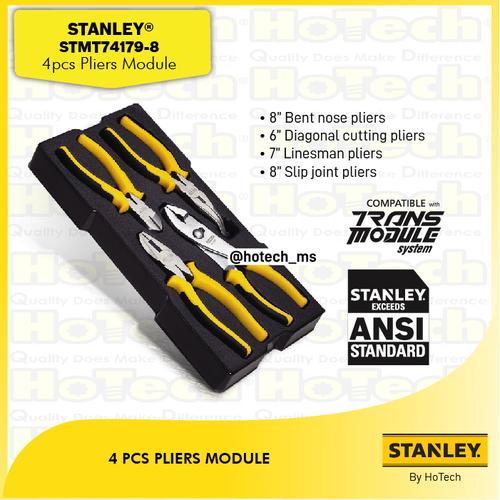 [EZM.5600468] STANLEY STMT74179-8 | 4pcs Pliers Module | Tang Set