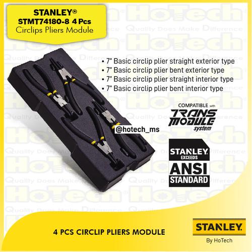 [EZM.5600469] STANLEY STMT74180-8 | 4pcs Circlips Pliers Module | Tang