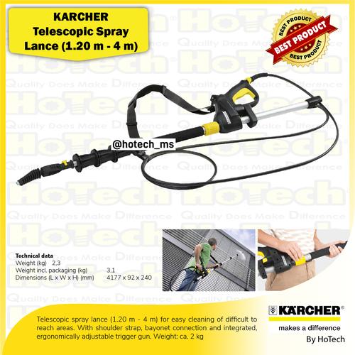 [EZM.5600483] Karcher TLA 4 Telescopic Spray Lance For HG Series