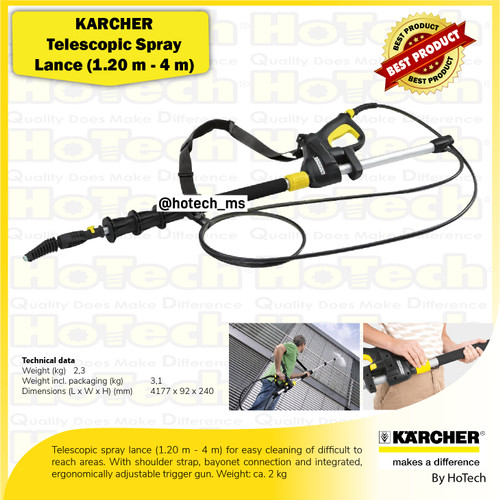 [EZM.5600483] Karcher TLA 4 Telescopic Spray Lance For HG Series
