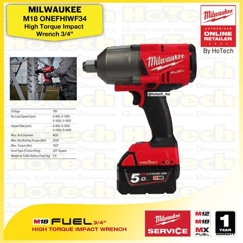 [EZM.5600514] MILWAUKEE | Impact Wrench 3/4" M18 ONEFHIWF34 | Torque Impact