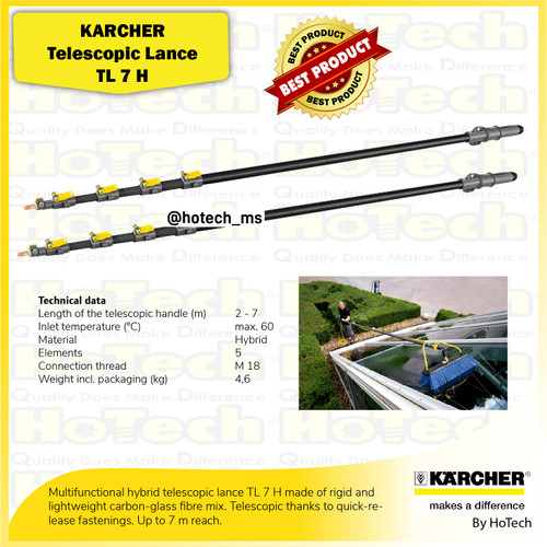 [EZM.5600518] Karcher Telescopic Lance TL 7 H For Professional Series