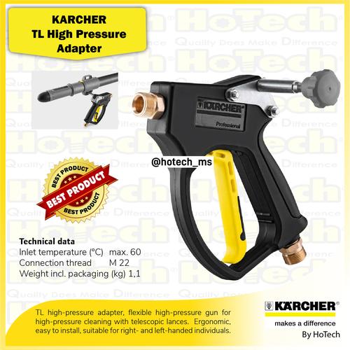 [EZM.5600519] Karcher High Pressure Adapter Telescopic For Professional Series