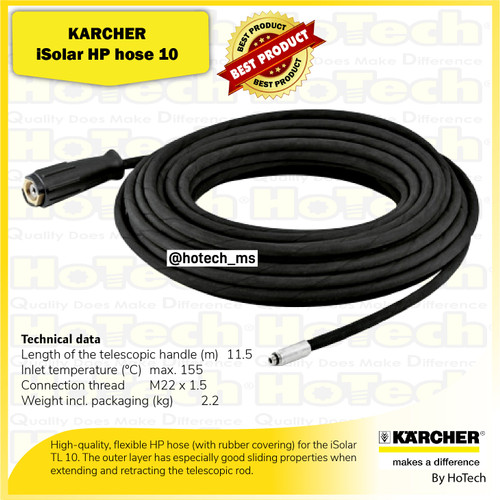 [EZM.5600520] Karcher Hose Solar DN6 M22 High Pressure For Professional Series