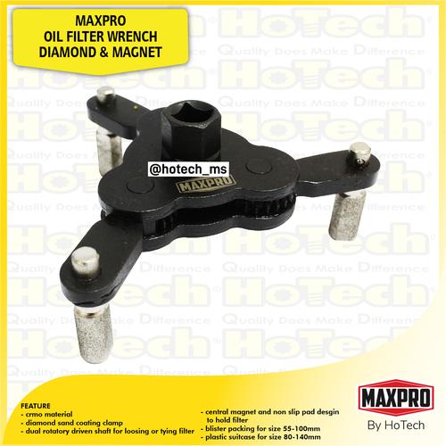 [EZM.5600557] Oil Filter Wrench Size 55-100mm | Alat Filter Oli | Maxpro