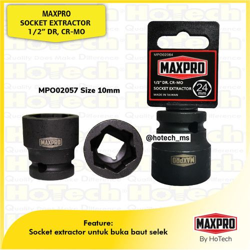 [EZM.5600562] Socket Extractor 1/2” DR, CR-MO | Socket size 8mm