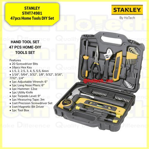 [EZM.5600682] STANLEY| STHT74981 | 47pcs Home Tools DIY Set|Tools Box