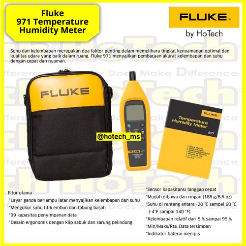 [EZM.5600689] Fluke 971 Temperature Humidity Meter | Fluke 971