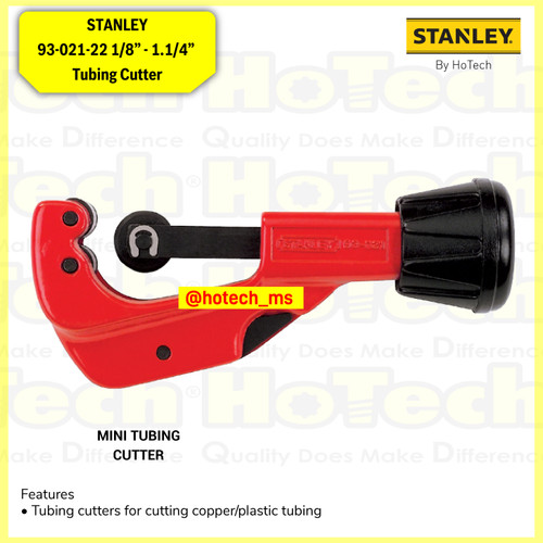 [EZM.5600712] STANLEY 93-021-22 1/8” - 1.1/4” Tubing Cutter