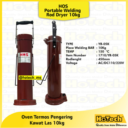 [EZM.5600714] Ing Electrode Dryer / Oven Termos Pengering Kawat Las 10kg 10 kg
