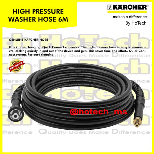 [EZM.5600716] Karcher Hose Pressure 6 meter 120bar For K1 - K2 Series