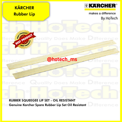 [EZM.5600726] Karcher Rubber Lip Squeegee blades, oil-resistant, grooved, 960 mm