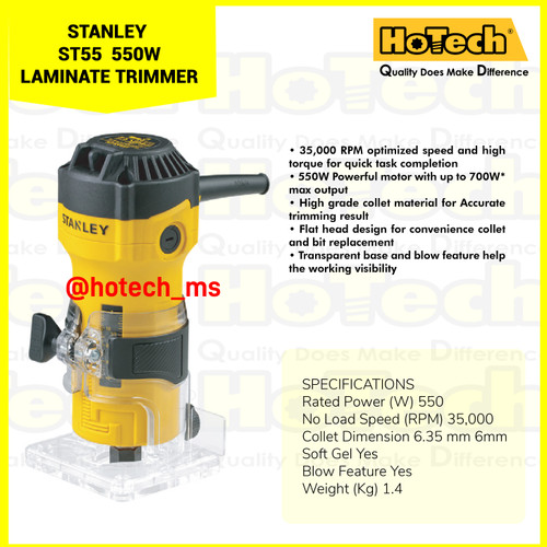 [EZM.5600736] STANLEY| ST55-550W LAMINATE TRIMMER