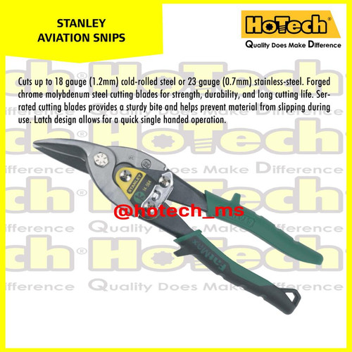 [EZM.5600762] Gunting Baja Ringan | STANLEY | MAXSTEEL Aviation Snips-Right 10"