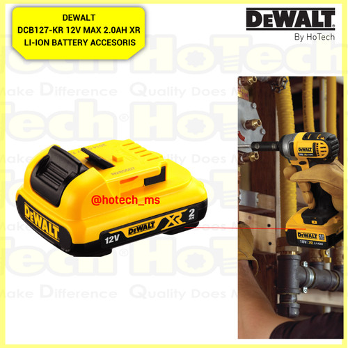 [EZM.5600777] DEWALT DCB127-KR 12V MAX 2.0AH XR Li-Ion Battery Accessories