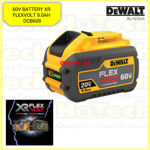 [EZM.5600788] DEWALT DCB609-KR 60V 3Ah FLEXVOLT Battery|Accessories - FLEXVOLT