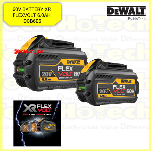 [EZM.5600789] DEWALT DCB606 60V Flexvolt 2Ah Battery|Accessories Battery