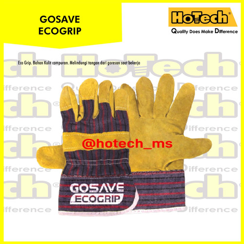 [EZM.5600801] Work Gloves Eco Grip GoSave | Sarung Tangan Kombinasi Eco Grip GoSave