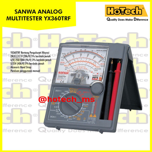 [EZM.5600803] Sanwa Analog Multitester YX360TRF