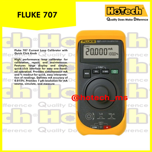 [EZM.5600807] Fluke 707 Current Loop Calibrator with Quick Click Knob