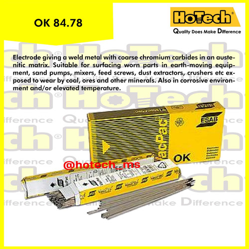 [EZM.5600809] ESAB OK 84.78 | Size 4.0mm x 450mm | SMAW Electrode | Kawat Las