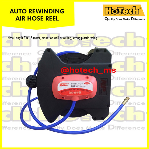 [EZM.5600815] Air Hose Reel 15M, 8 x 12mm | Air Drum Automatic Reeler 15M, 8 x 12mm