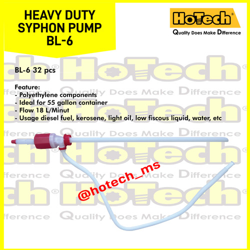 [EZM.5600827] ASANO |MANUAL POMPA| HEAVY DUTY SYPHON PUMP BL-6 POMPA MANUAL