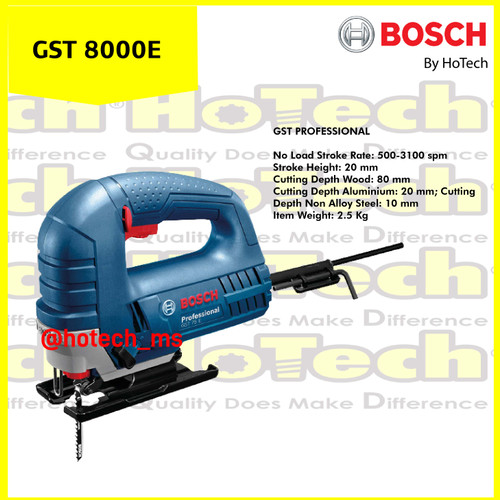 [EZM.5600843] Bosch Jig Saw GST 8000 E | Mesin Jig Saw Bosch GST 8000 E