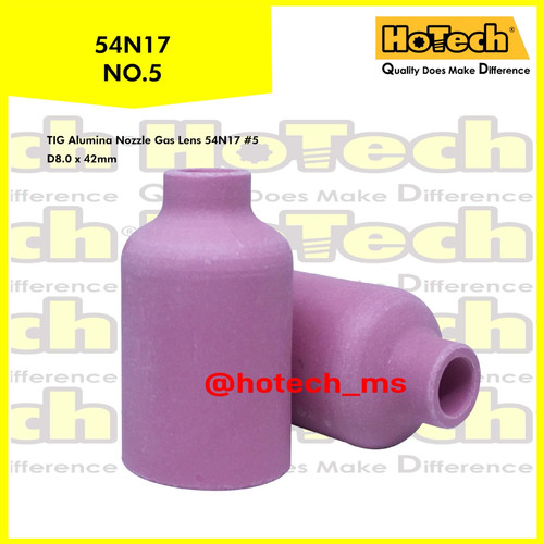 [EZM.5600860] Gas Lens Alumina Ceramic Nozzle 5/16'' 54N17 No. 5 For Tig Torch