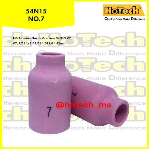 [EZM.5600861] Gas Lens Alumina Ceramic Nozzle 7/16'' 54N15 No. 7 For Tig Torch