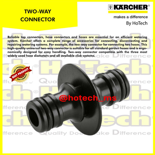 [EZM.5600863] Karcher Two-Way Connector Hose To Hose | Konektor Selang Air Karcher