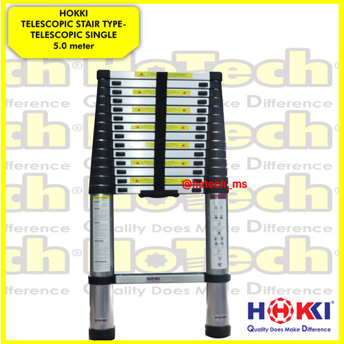 [EZM.5600864] Tangga Teleskopik With Finger Protection 5.0M | Tangga Telescopic 5.0M