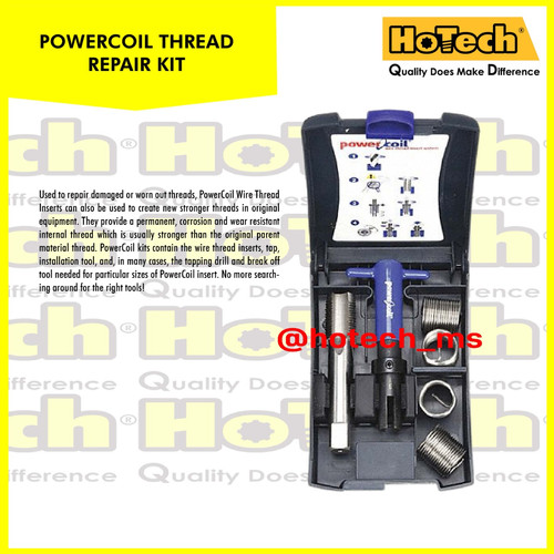 [EZM.5600879] Helicoil Powercoil Thread Repair Kit 304 Stainless, 1"-14 UNF, 1-1/2"