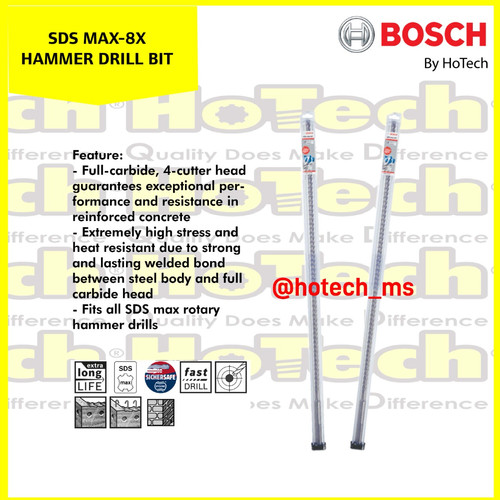 [EZM.5600880] Mata Bor Beton SDS max-8X 14 mm | BOSCH | size 14 x 400 x 540 mm