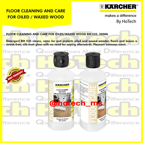 [EZM.5600894] KARCHER FLOOR CLEANING AND CARE FOR OILED/WAXED WOOD RM 535, 500ML