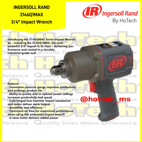 [EZM.5600904] Ingersoll Rand 2146Q1MAX 3/4" Drive Impact Wrench | IR 2146Q1MAX 3/4"