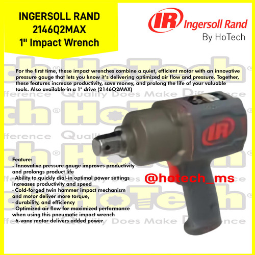 [EZM.5600908] Ingersoll Rand 2146Q2MAX 1" Drive Impact Wrench | IR 2146Q2MAX 1" Sq