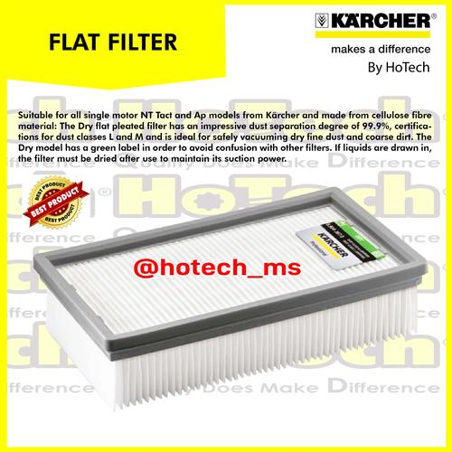 [EZM.5600915] Karcher Flat Filter Vacuum Cleaner NT 30 | NT 40 | NT 45 | NT 50