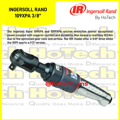 [EZM.5600921] Ingersoll Rand 109XPA 3/8" | IR 109XPA High Torque Ratchet Wrench
