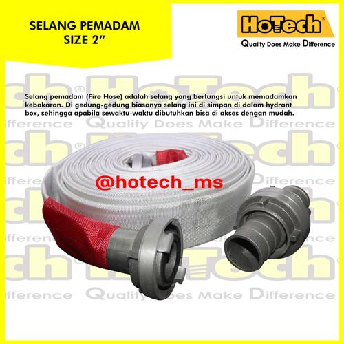 [EZM.5600934] Selang Pemadam Fire Hose size 2 Inch x 30 meter c/w Coupling Storz