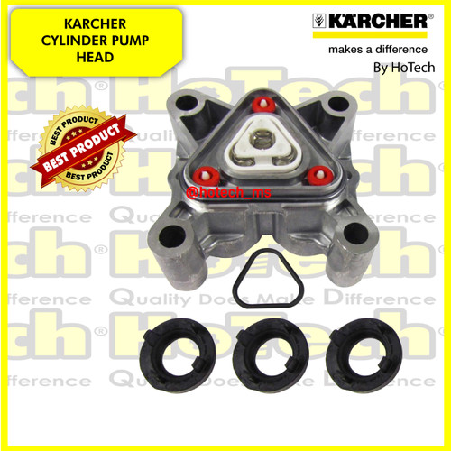 [EZM.5600954] Karcher Pump Head ALu FC Ric For Cylinder Head High Pressure Cleaner