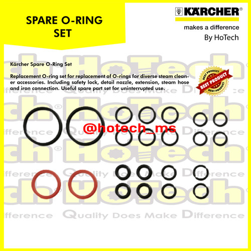 [EZM.5600955] Karcher Spare O-Ring Set For Steam Cleaner