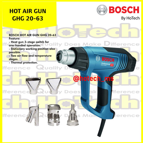 [EZM.5600968] Bosch Hot Air Gun GHG 20-63 KIT PROFESSIONAL | BOSCH | GHG 20-63