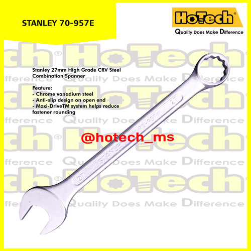 [EZM.5600969] Kunci Ring Pas 27 mm | STANLEY | Combination Wrench size 27 mm