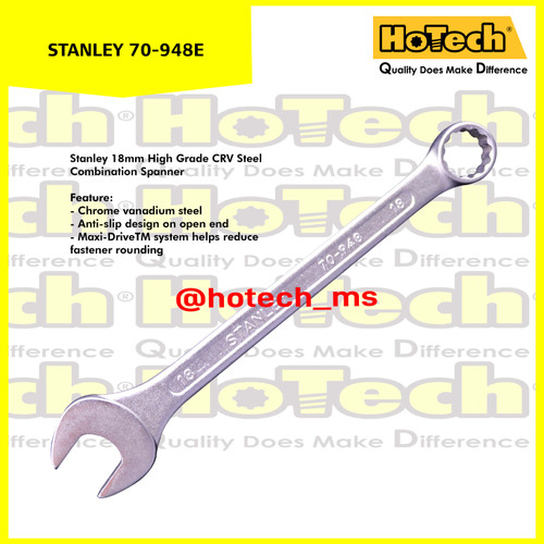 [EZM.5600970] Kunci Ring Pas 18 mm | STANLEY | Combination Wrench size 18 mm